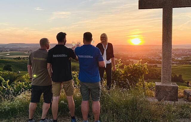 Fotoshooting in den Weinbergen 