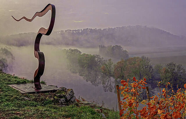 Frühnebel am Neckar