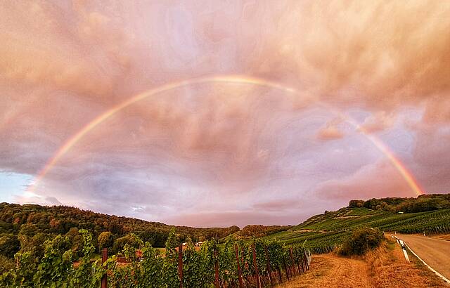 Regenbogen über Haberschlacht