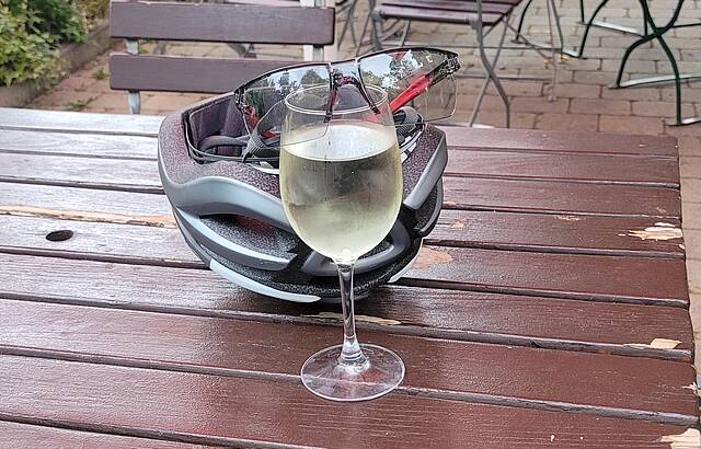 Cooles Weißweinschorle