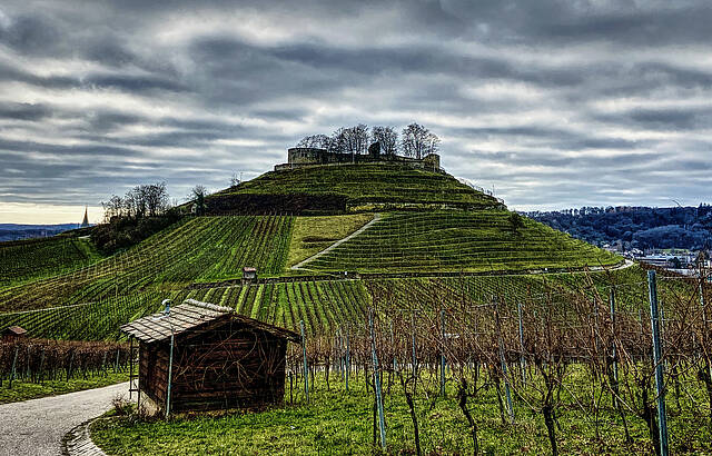 Der Burgberg wartet auf Schnee!