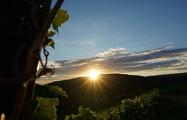 Sonnenuntergang im Remstal