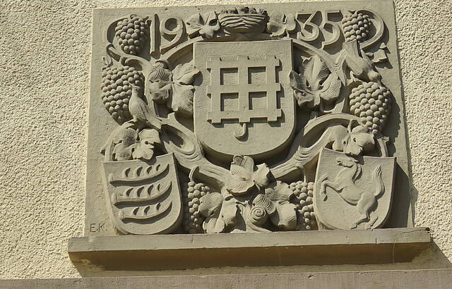 Weinornament in Stuttgart-Rotenberg