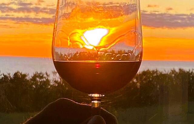 Ebersberger Rotling im Sonnenuntergang