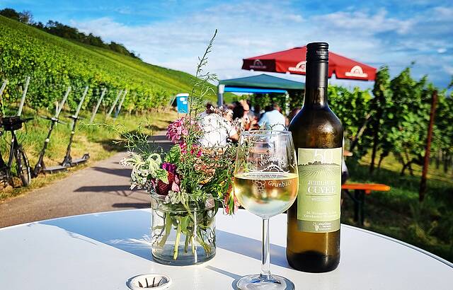 Impression von der 50. Weinprobe in Grunbach: