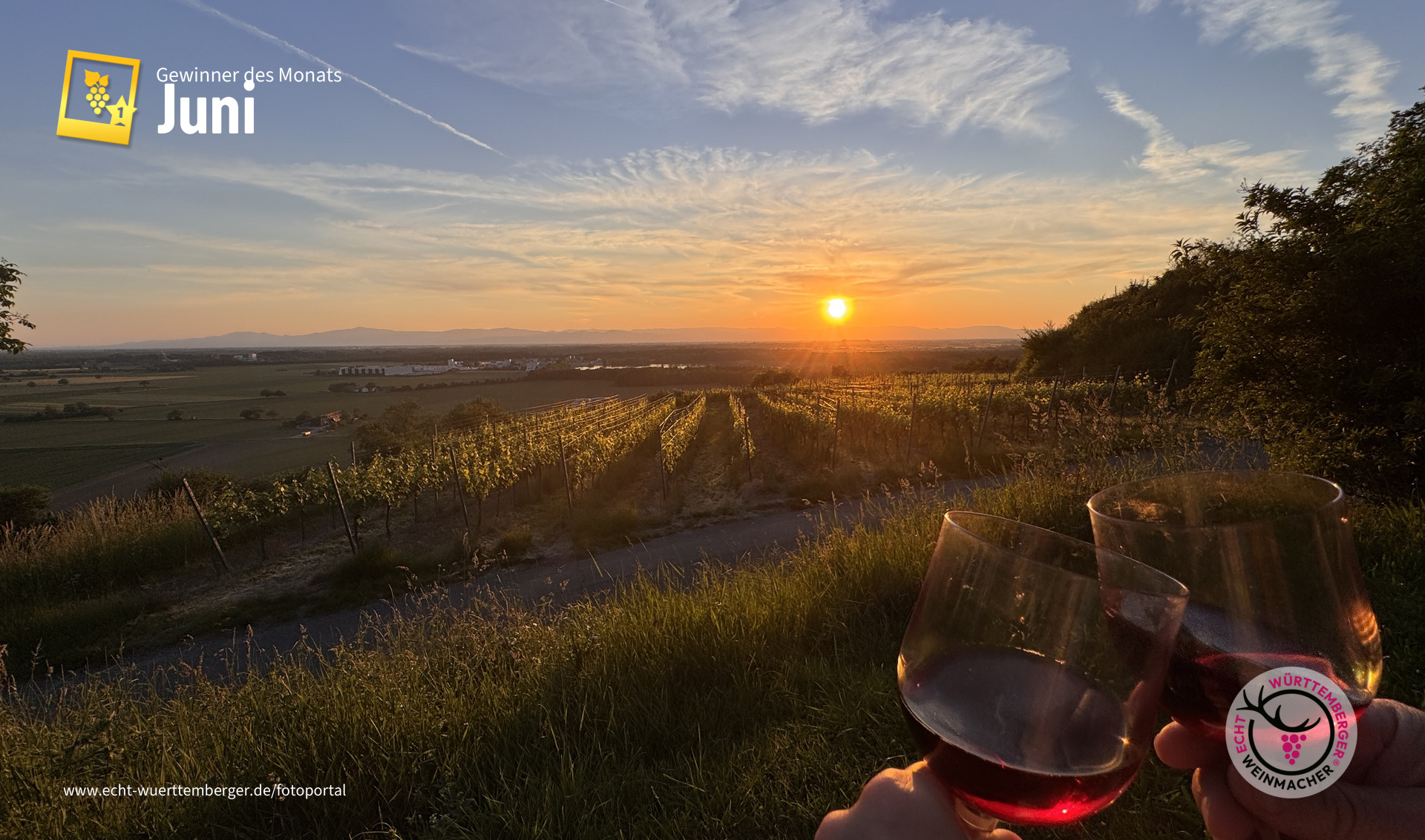 Herzensmomente im Sonnenuntergang