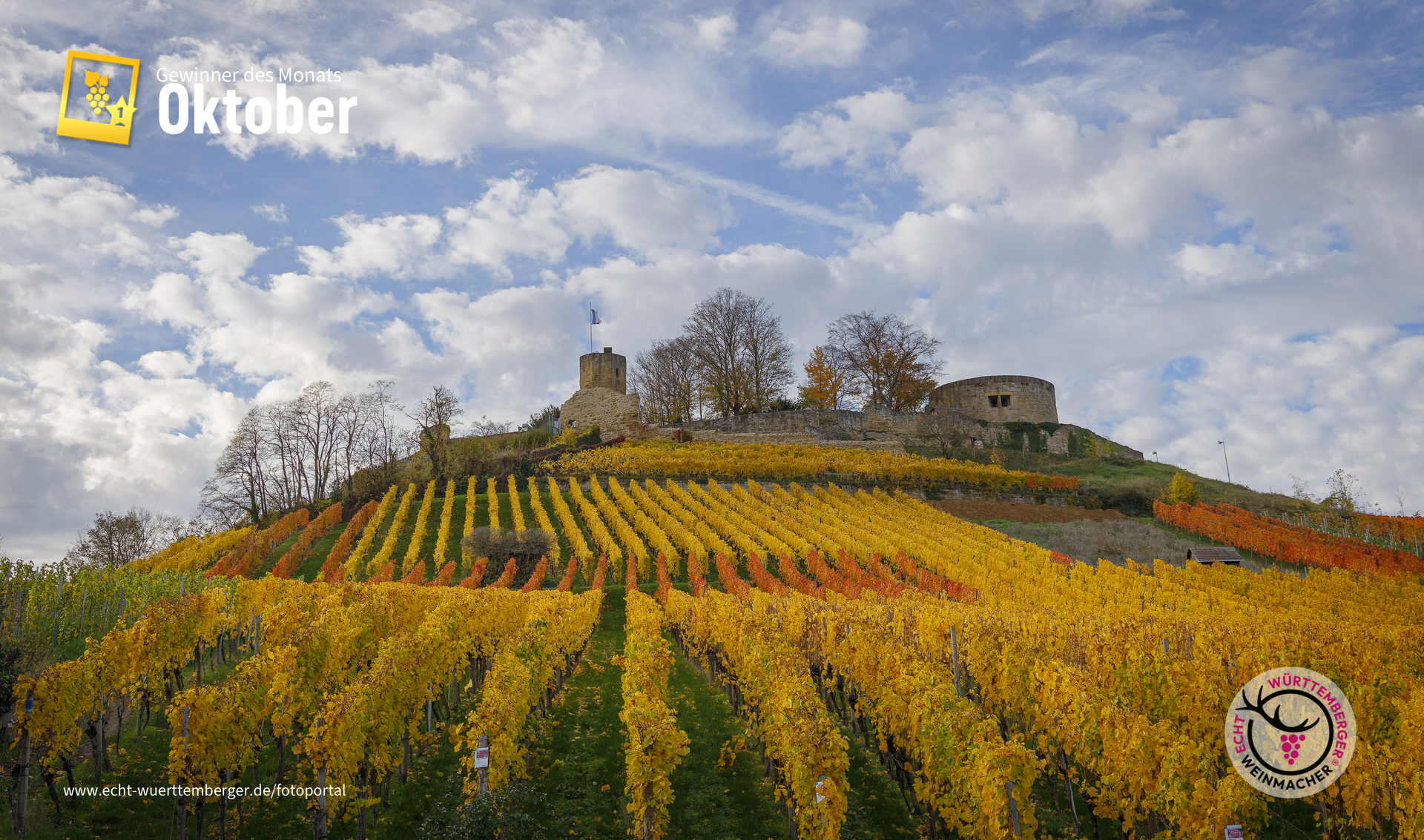 Burg Weibertreu mit Herbstkleid