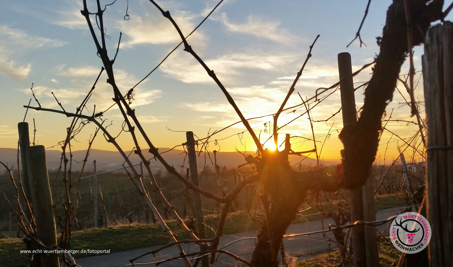 Sonnenuntergang im Februar