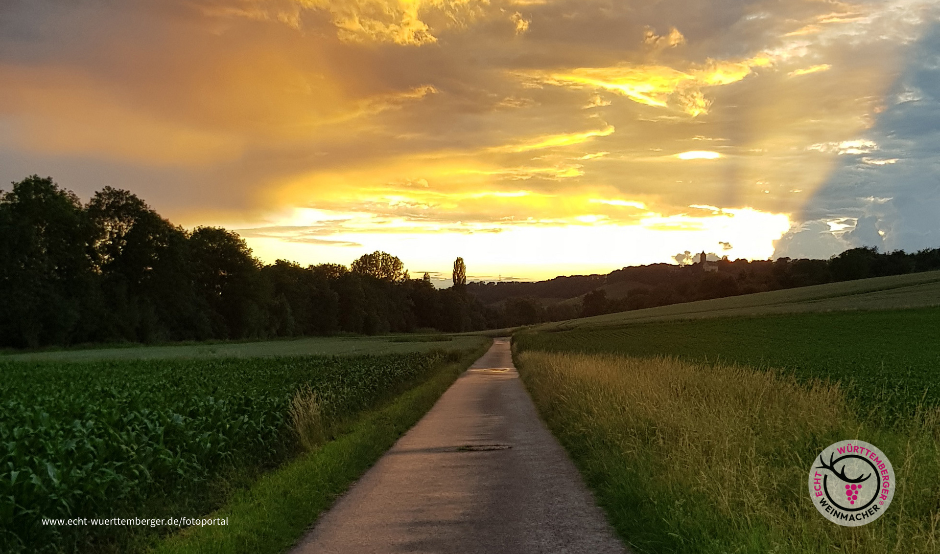 Himmel über Brackenheim, Richtung Güglingen