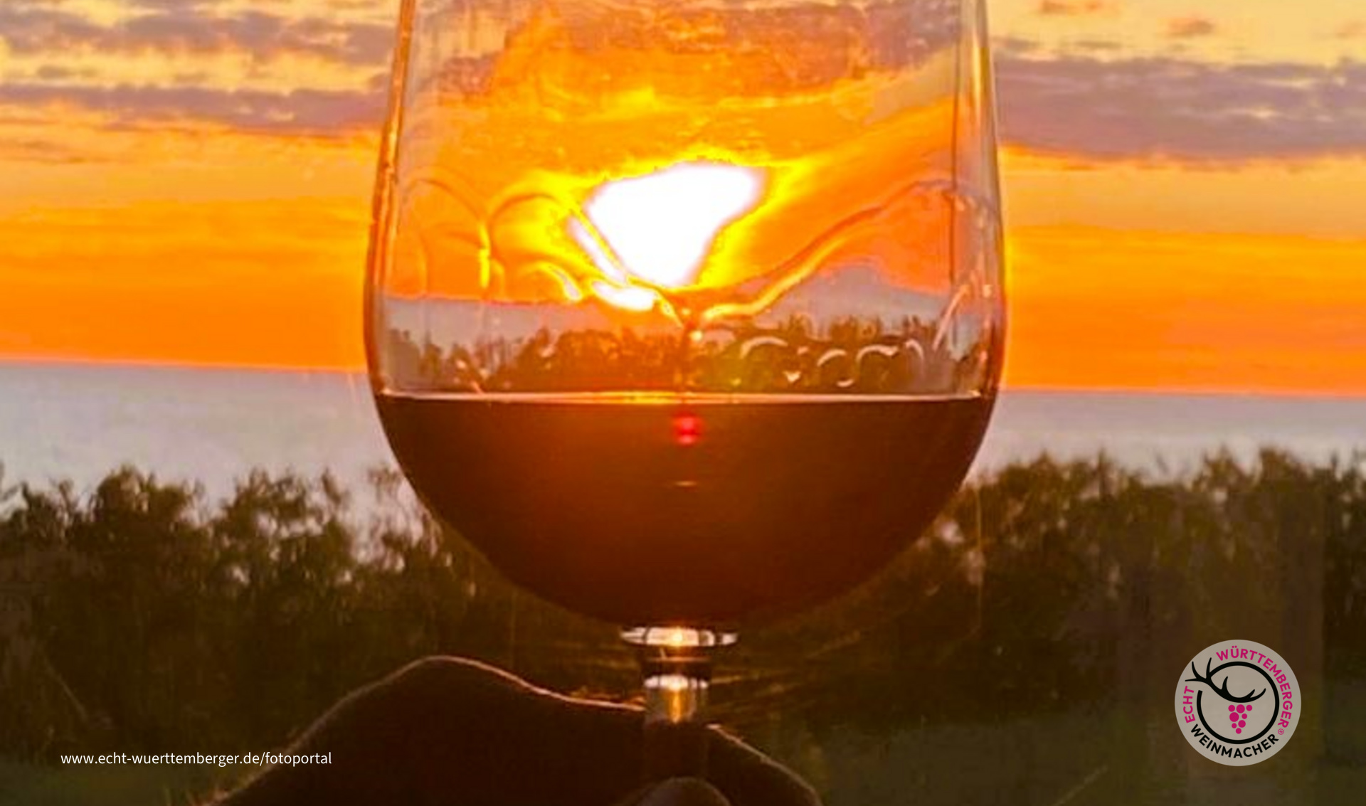 Ebersberger Rotling im Sonnenuntergang