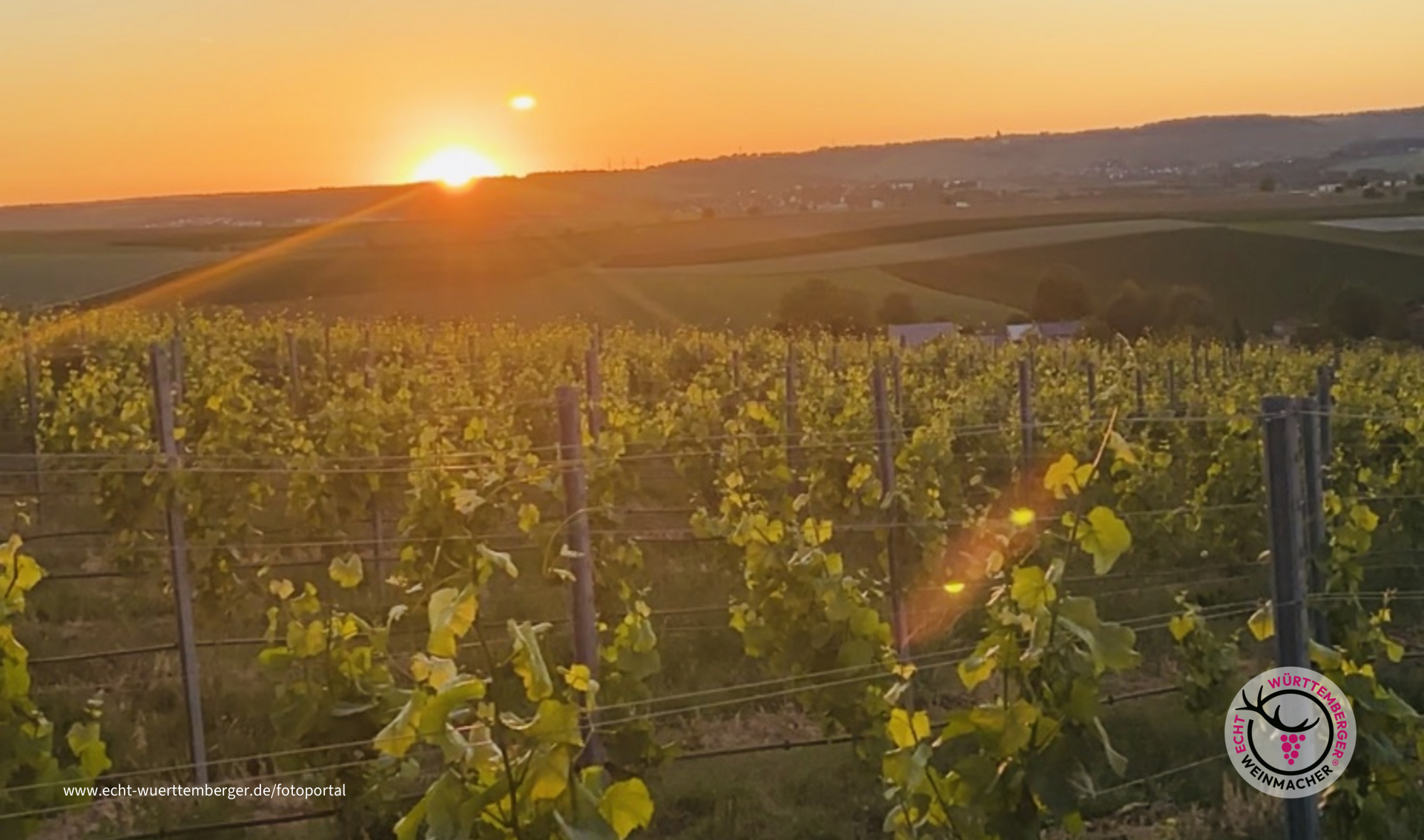 Sonnenuntergang im Ländle