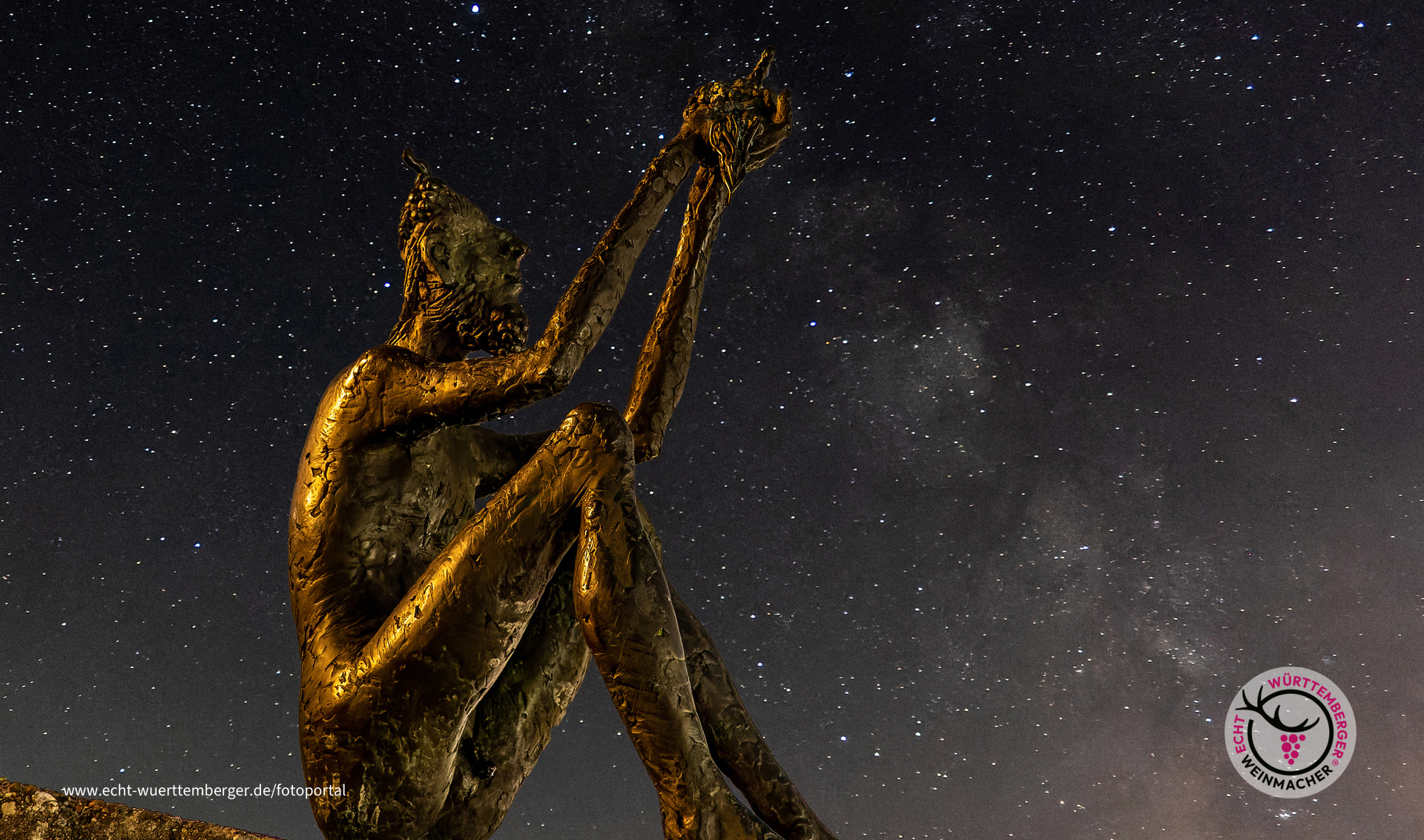 Bacchus vor Milchstraße