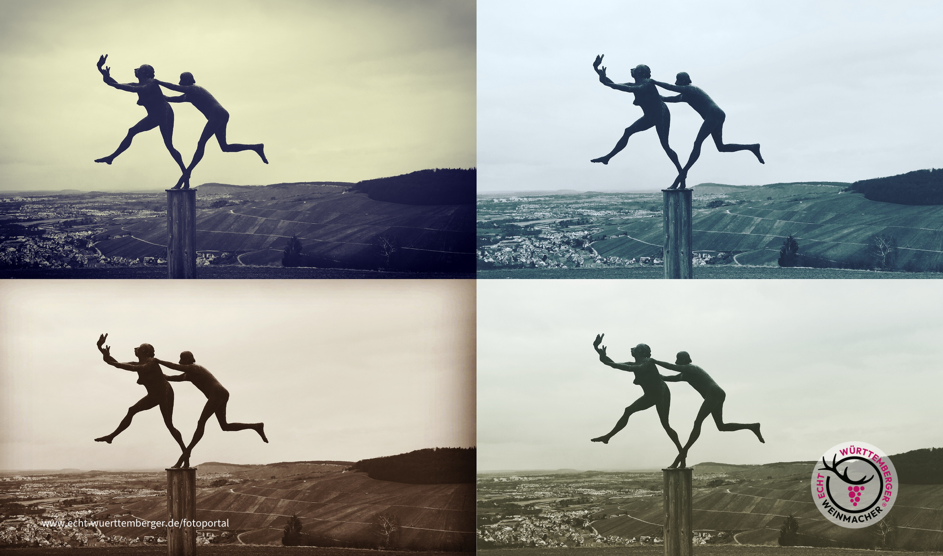 Buntes Treiben im tristen Januar.