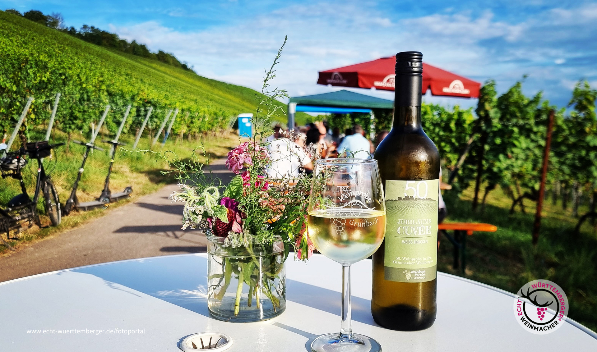 Impression von der 50. Weinprobe in Grunbach: