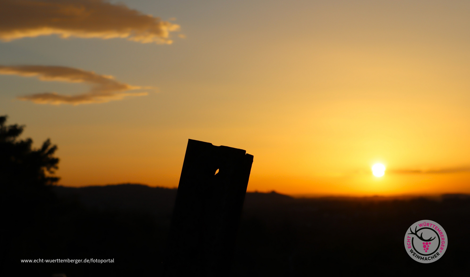 Sonnenuntergang am Ebersberg