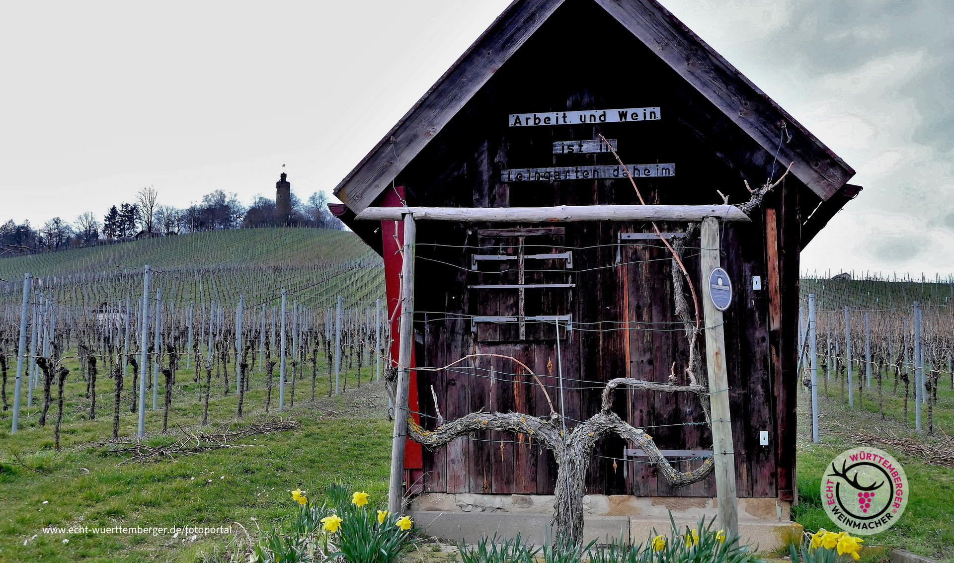 Arbeit und Wein