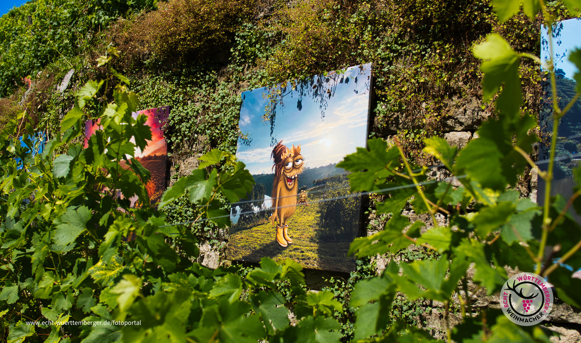 Monster bevölkern den Weinberg 