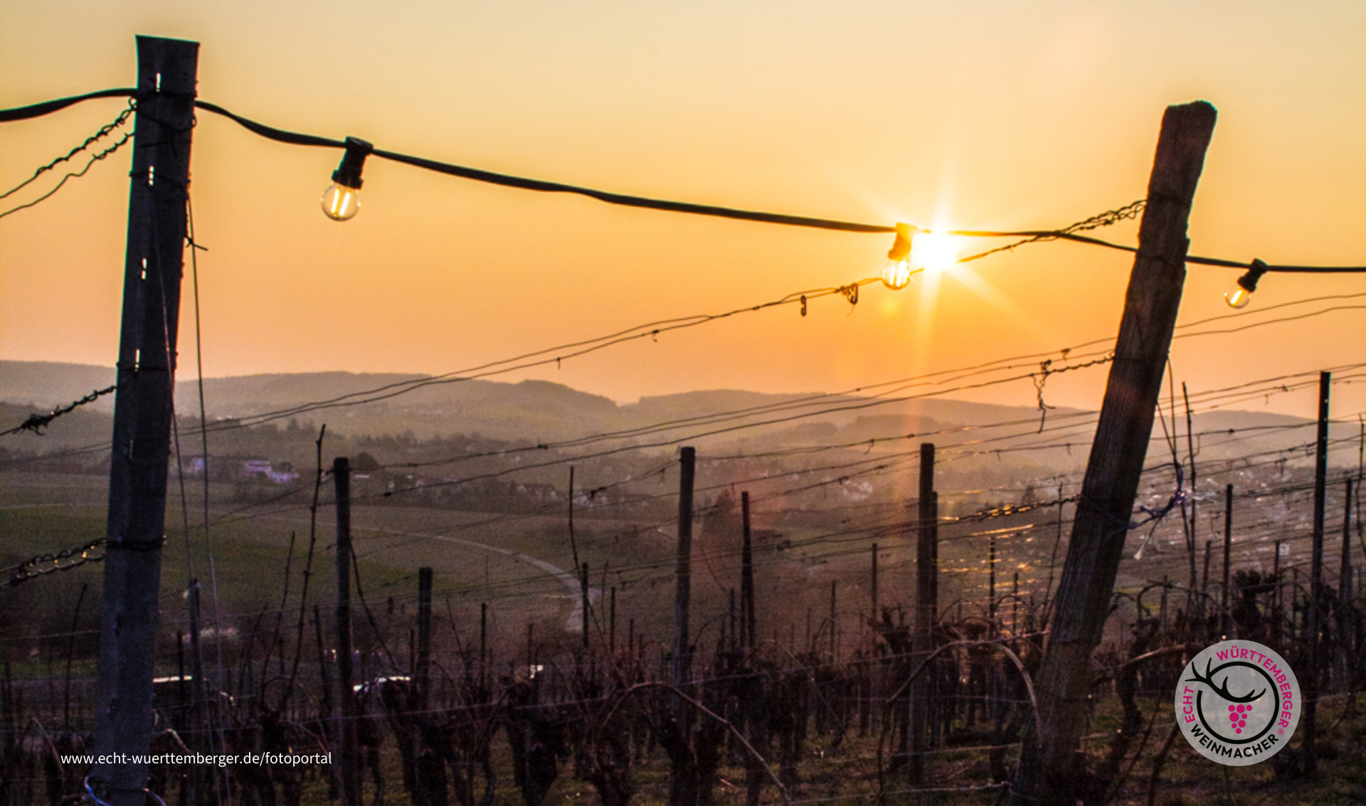 Sonnenuntergang am Lindelberg bei Bretzfeld