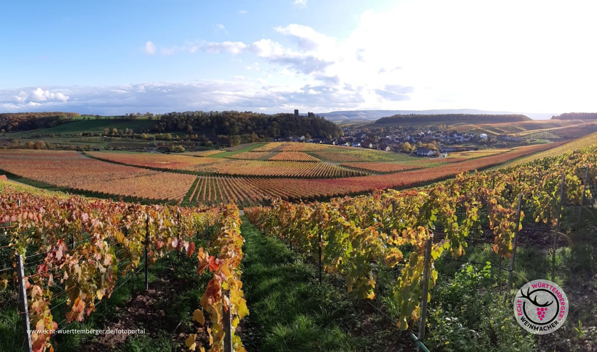 Herbstlicher Blick auf Neipperg