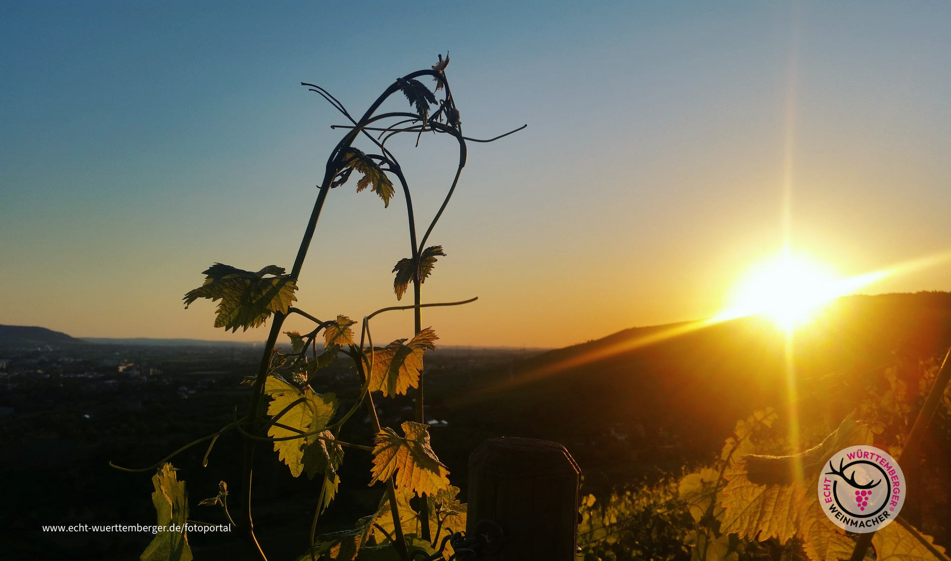 Sonnenuntergang im Remstal