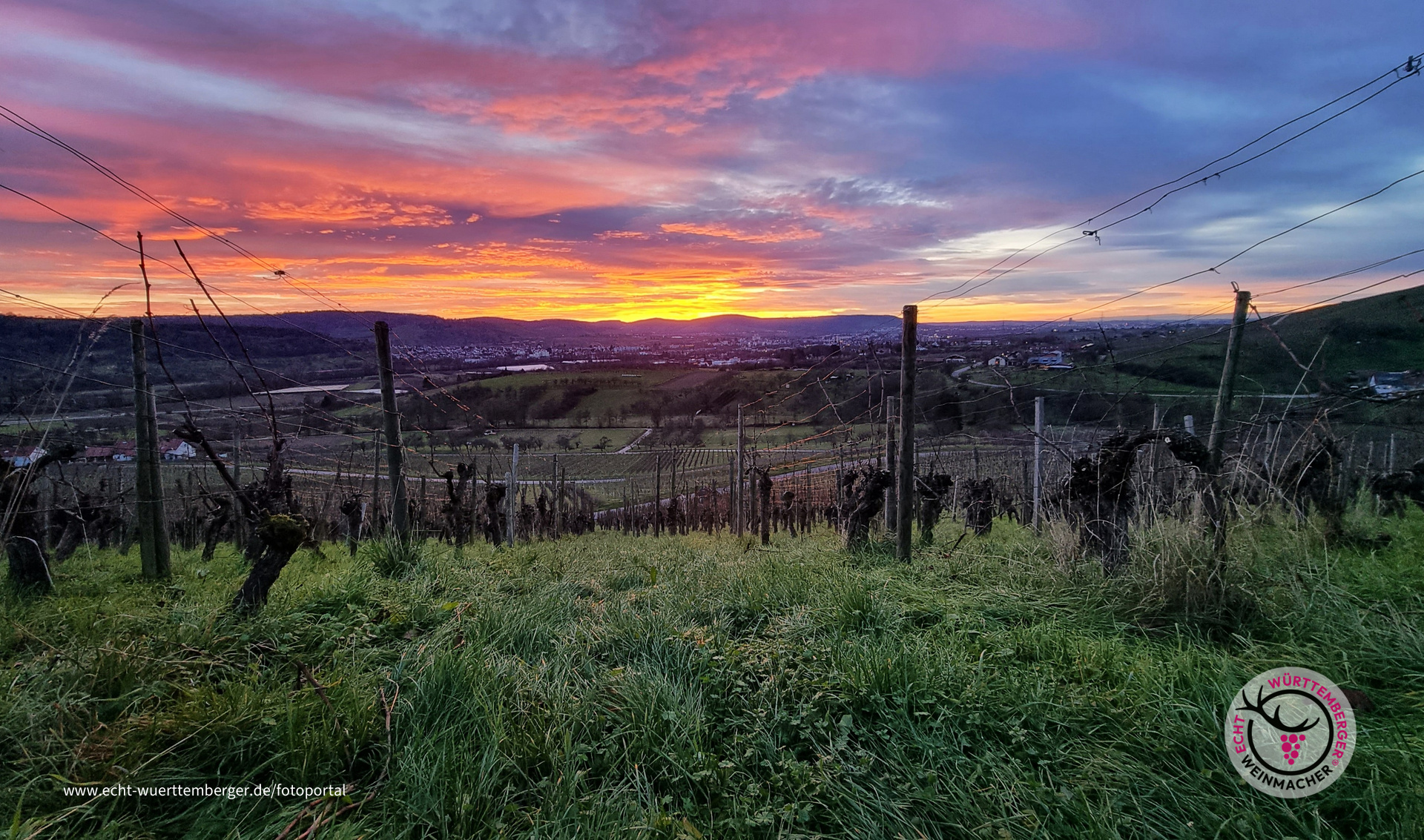 Sonnenuntergang zwischen den Jahren